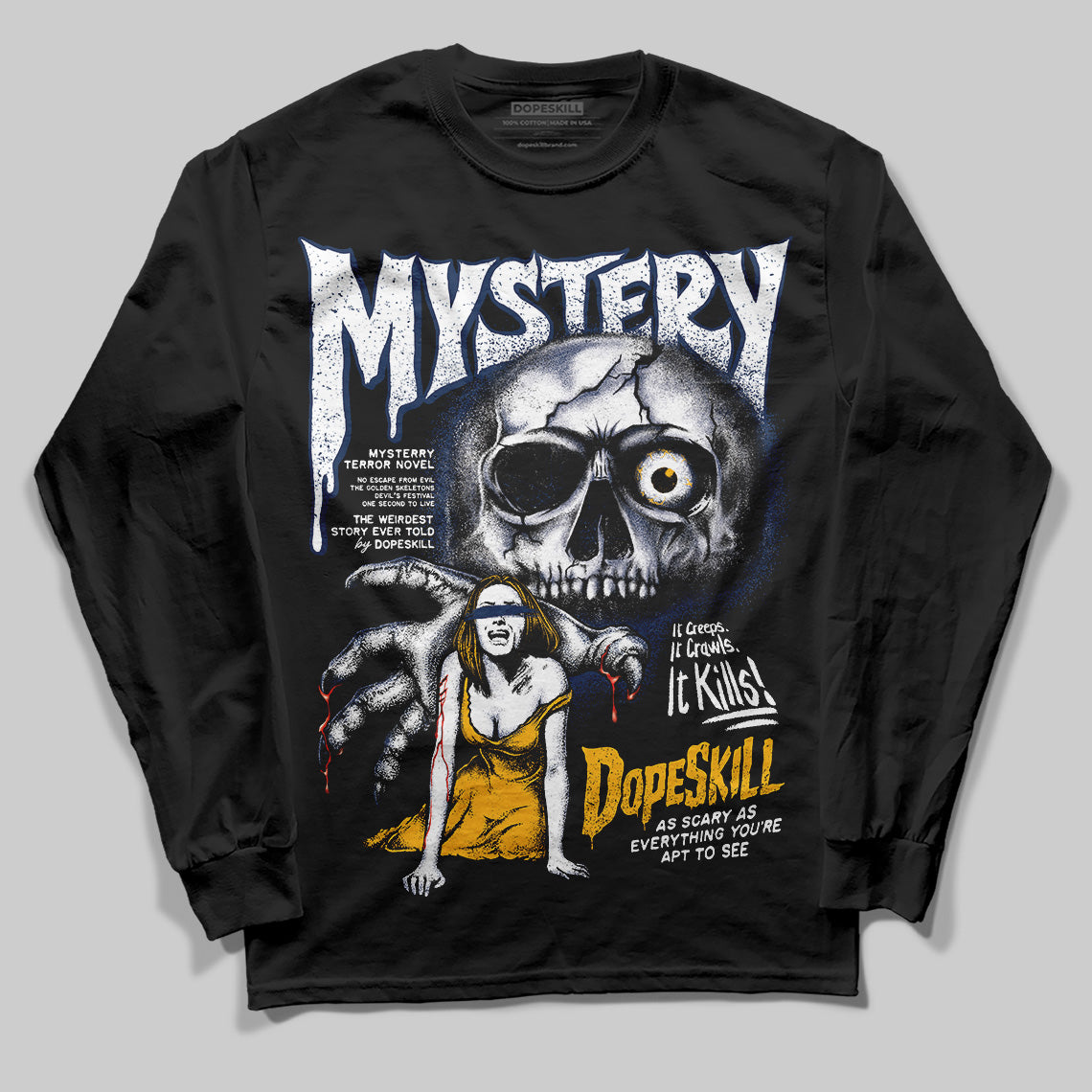 Retro Dunk From Above 4s superstreetwear Long Sleeve T-Shirt Mystery Ghostly Grasp Graphic