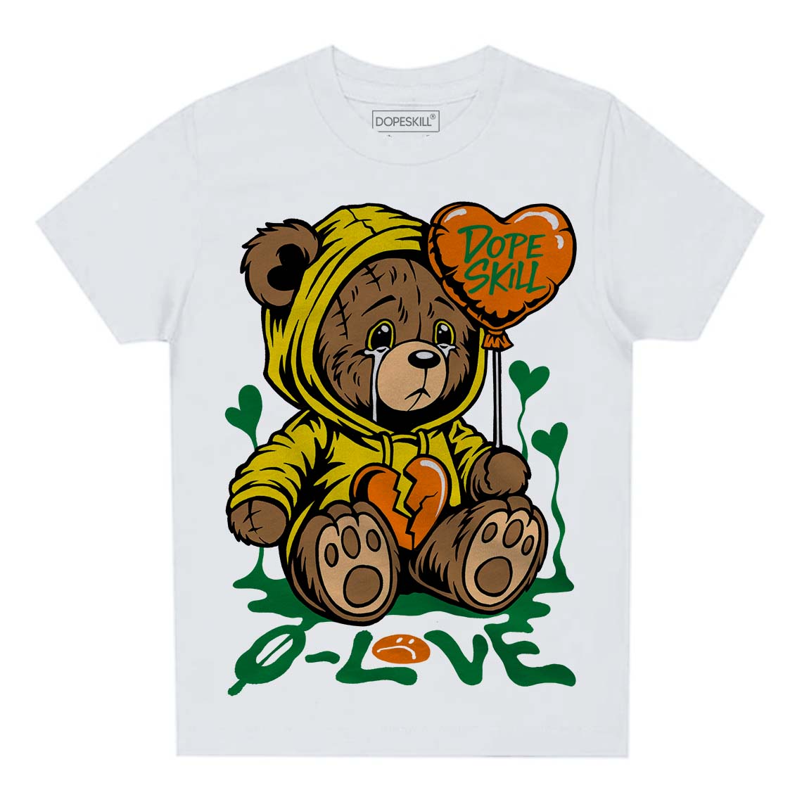 Dunk Reverse Brazil superstreetwear Toddler Kids T-shirt Broken Bear Graphic