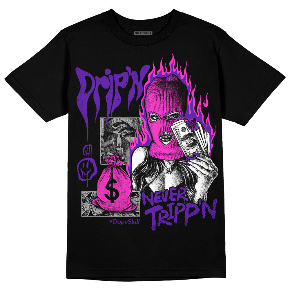 Court Purple 13s superstreetwear T-Shirt Drip'n Never Tripp'n Graphic