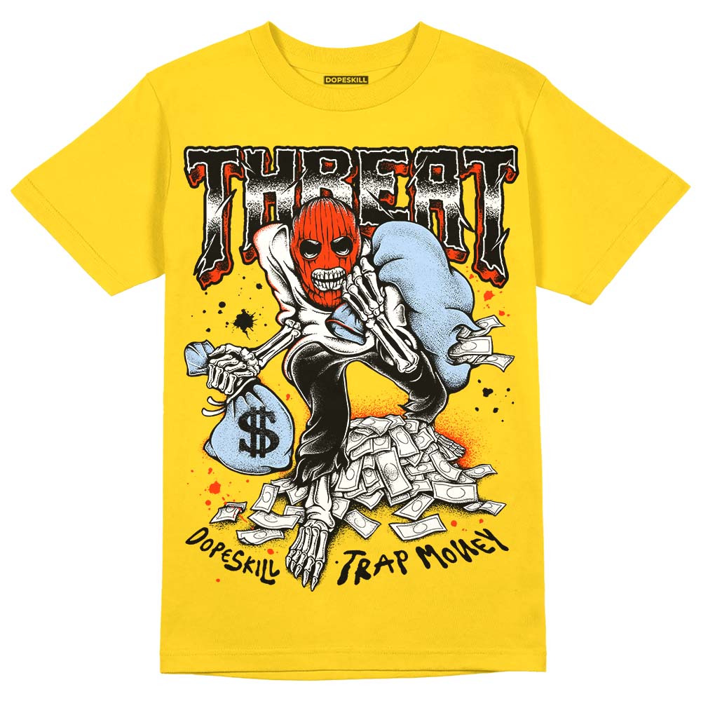 Yellow Ochre 6s superstreetwear Yellow T-shirt Threat Graphic