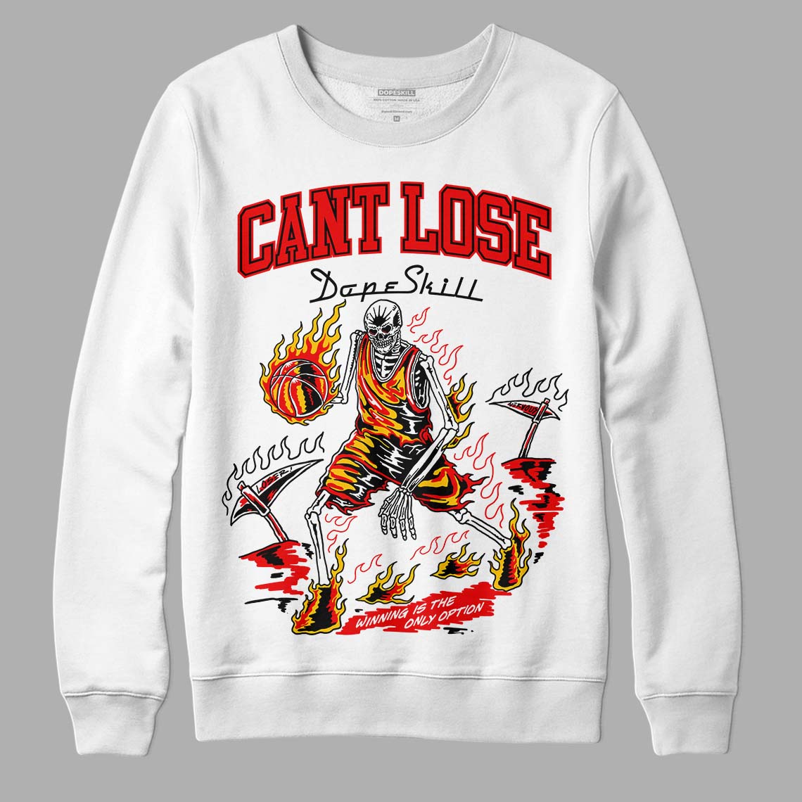 Cherry 12s superstreetwear Sweatshirt Cant Lose Graphic
