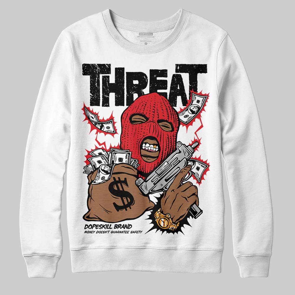 Dunk Panda White Black superstreetwear Sweatshirt Under Threat Graphic
