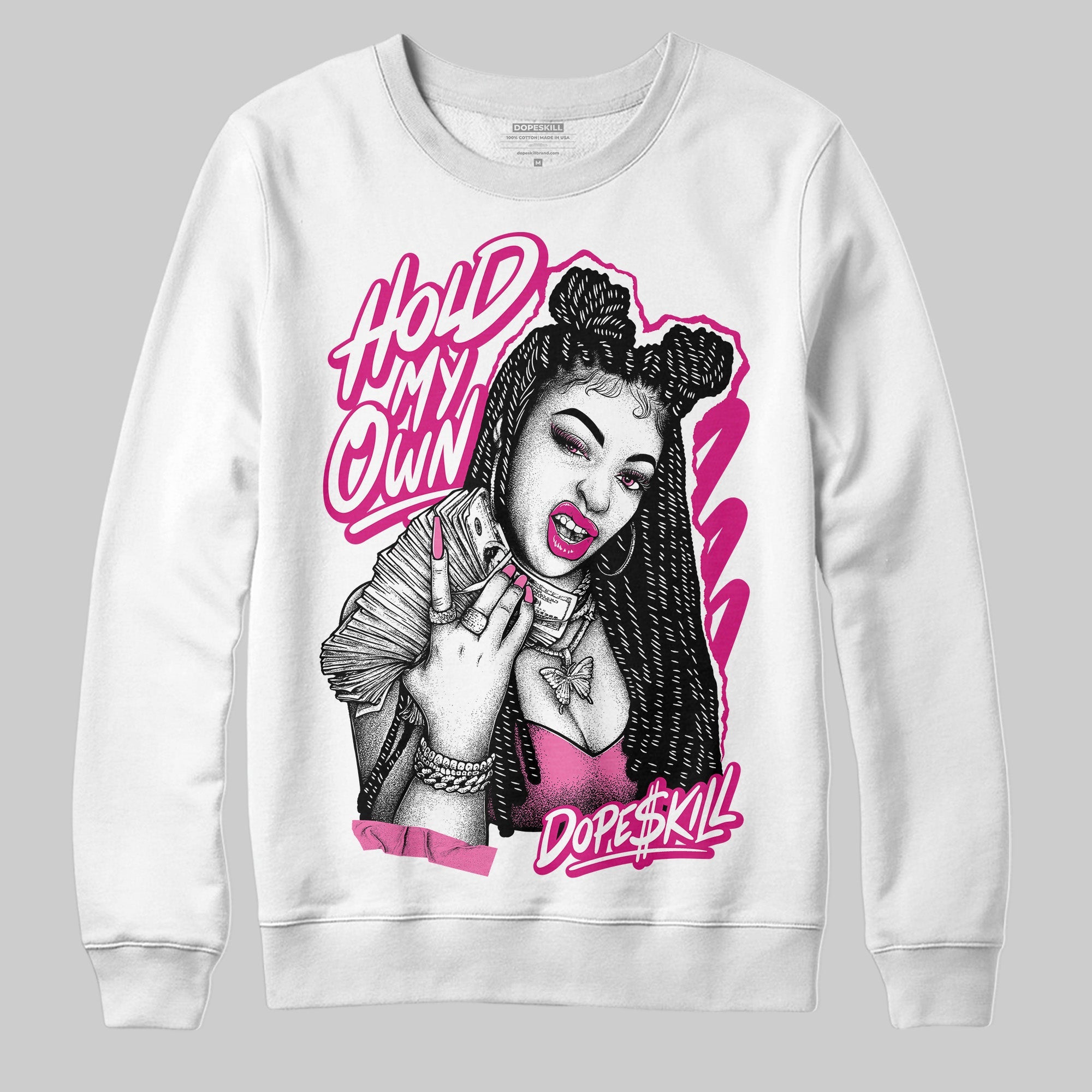 Rick RO Pink Leather Sneakers superstreetwear Sweatshirt New H.M.O Graphic