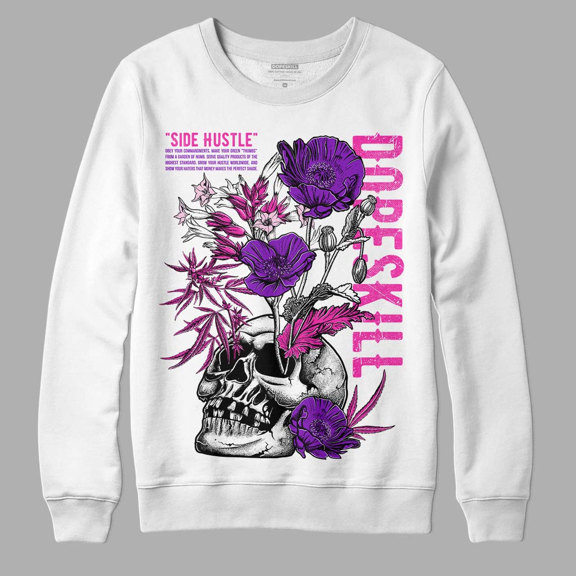 Pink Collection superstreetwear Sweatshirt Side Hustle Graphic