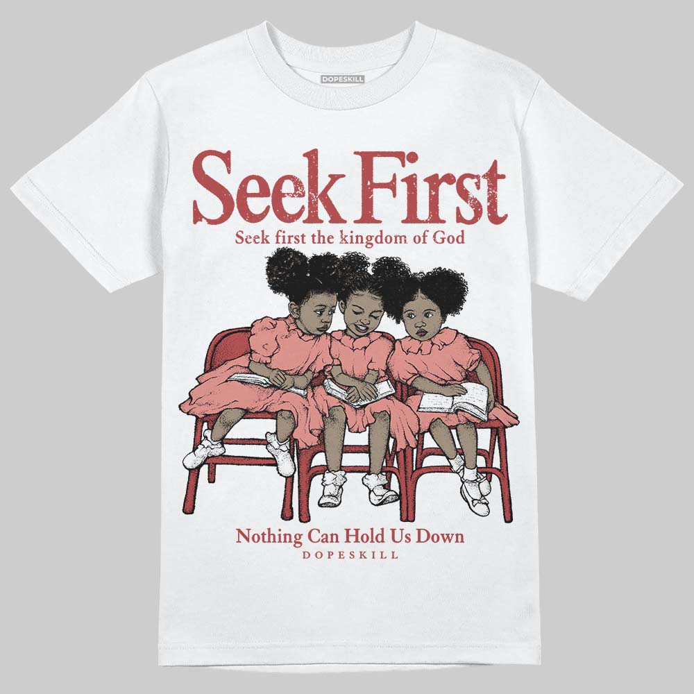 Dune Red 13s superstreetwear T-Shirt New Seek First Graphic