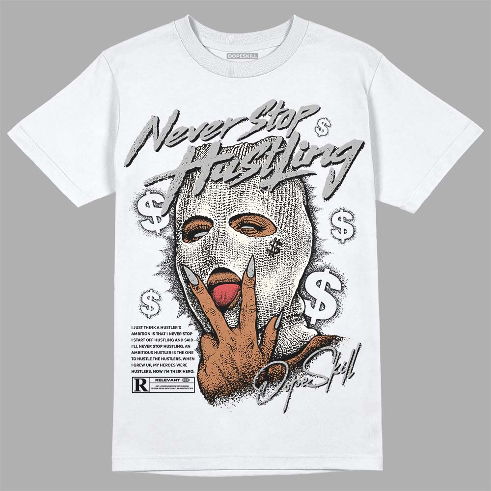 Off Noir 3s superstreetwear T-Shirt Never Stop Hustling Graphic