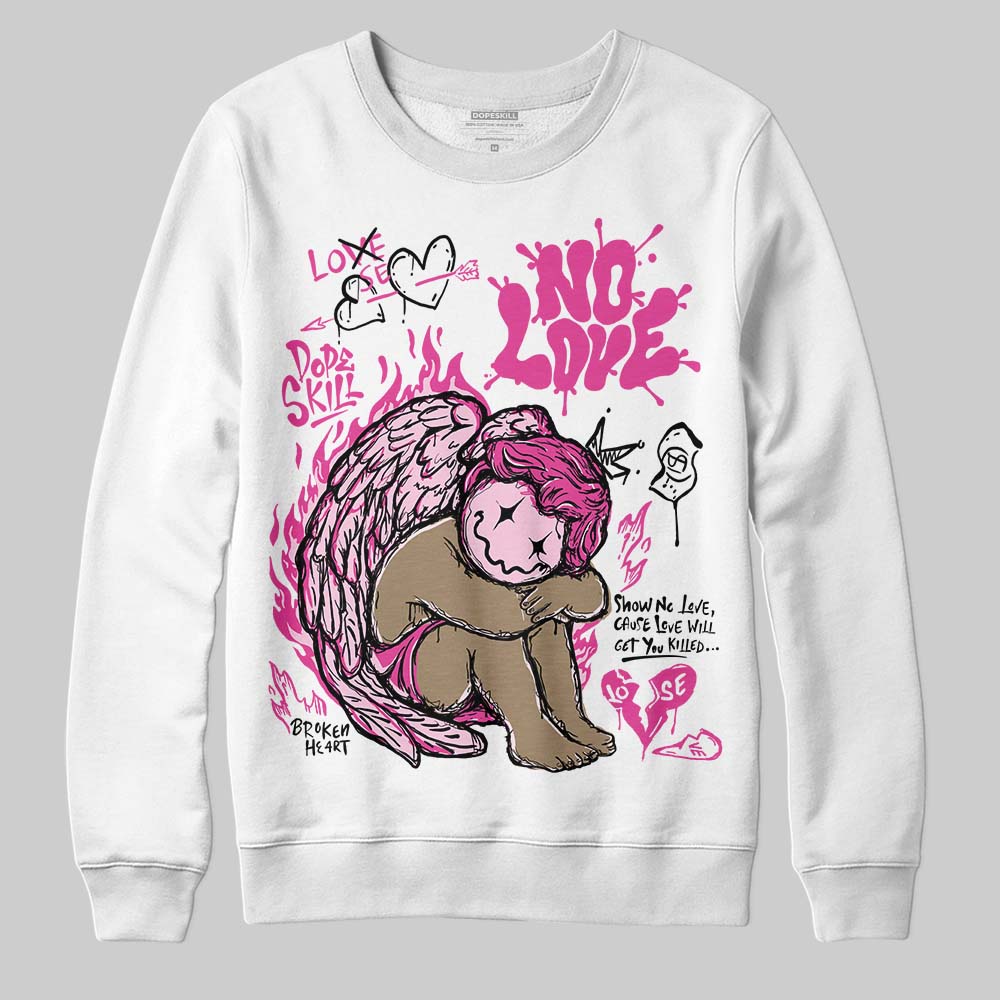 Triple Pink Dunk superstreetwear Sweatshirt No Love Graphic