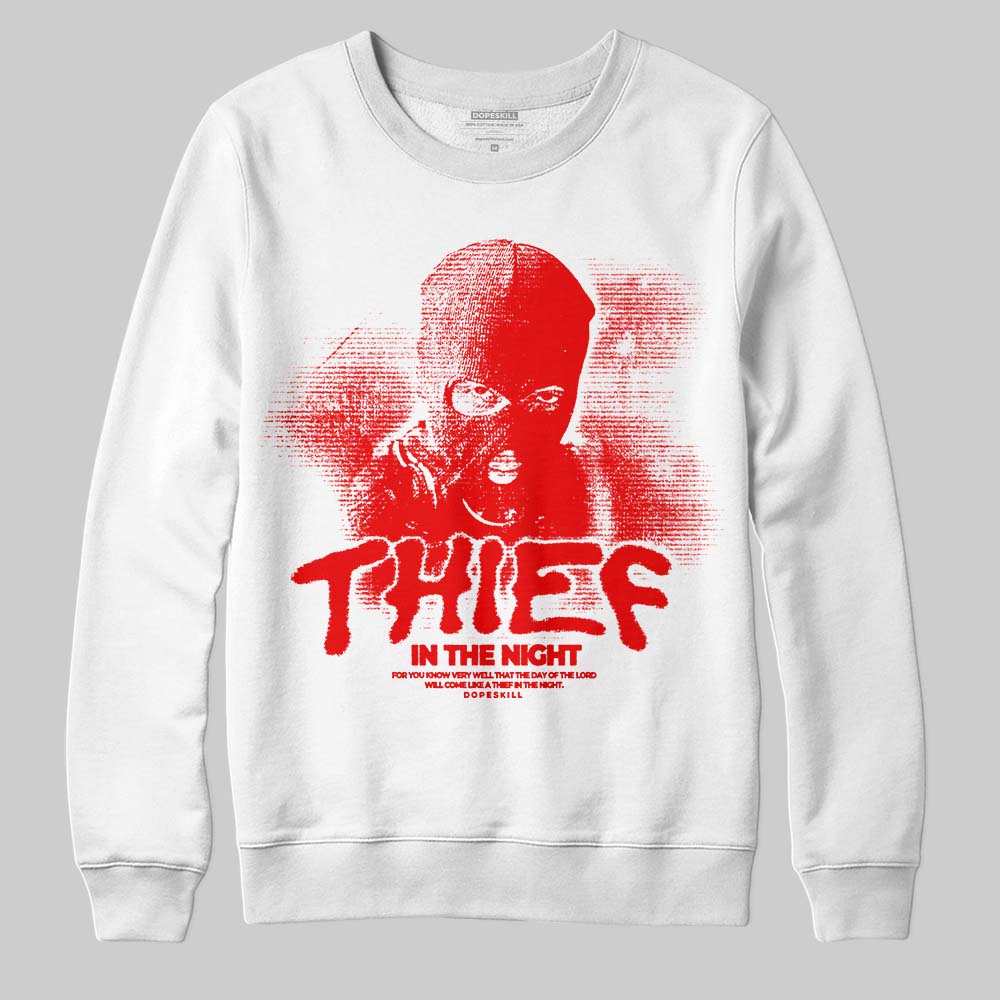 Cherry 11s superstreetwear Sweatshirt Thief In The Night Graphic