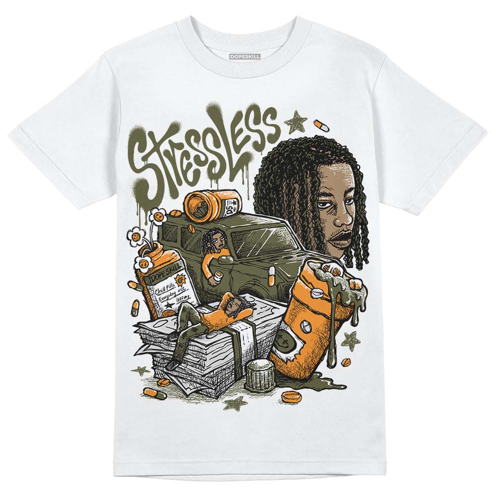 Olive 5s superstreetwear T-Shirt Stressless Graphic