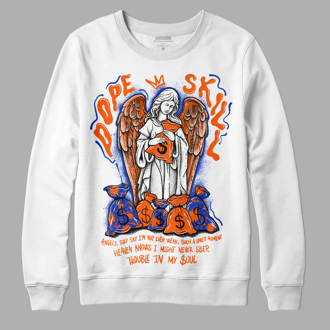 Dunk Low Futura Orange Blaze superstreetwear Sweatshirt Angels Graphic