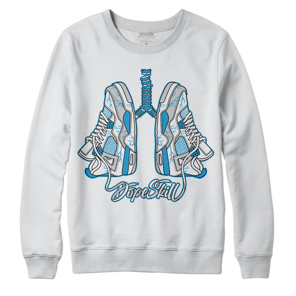 Military Blue 4s superstreetwear Sweatshirt Breathe Graphic