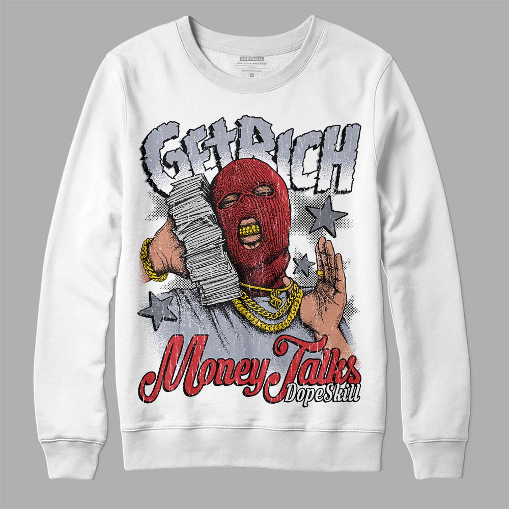 Bred Reimagined 4s superstreetwear Sweatshirt Get Rich Graphic