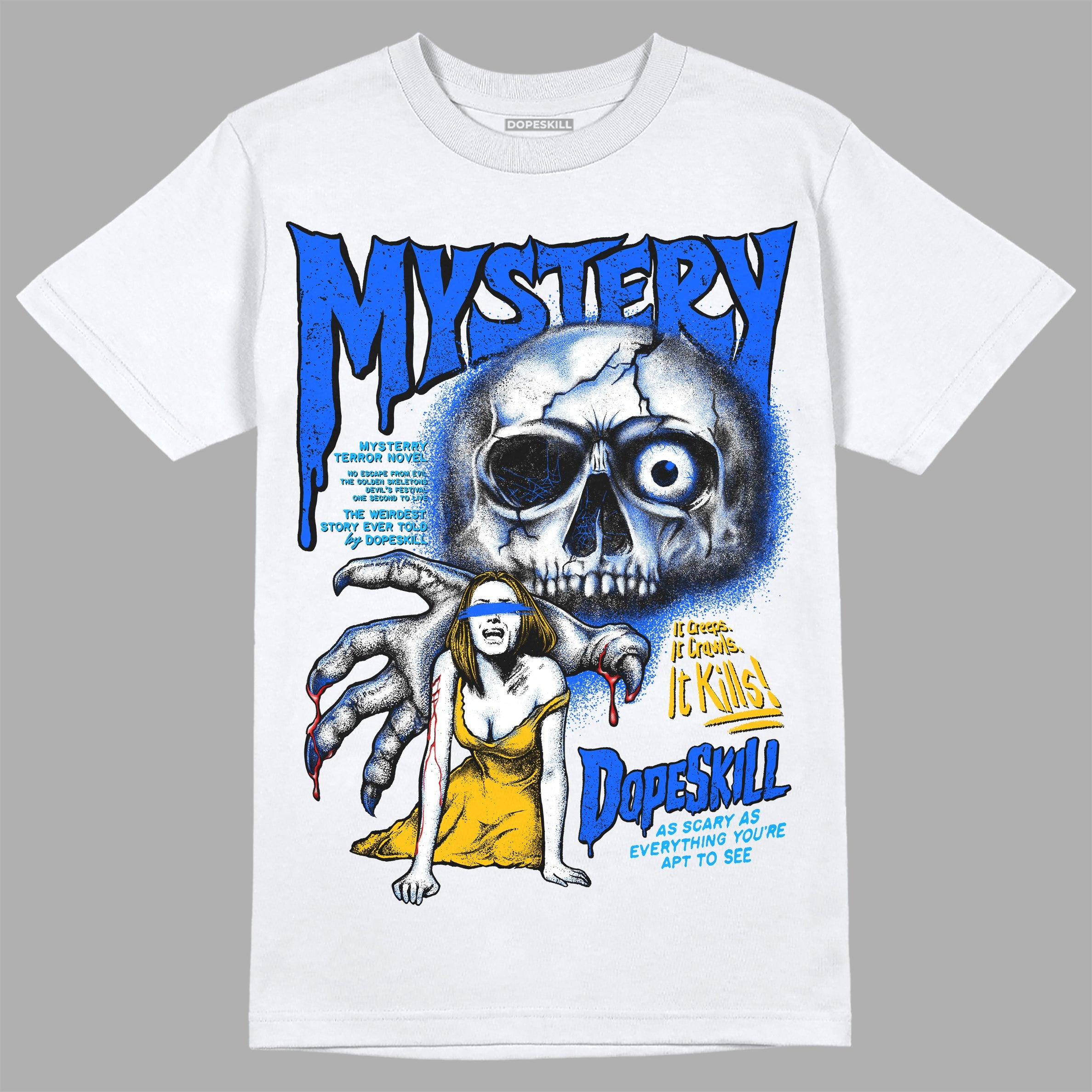 Royal Blue Collection superstreetwear T-Shirt Mystery Ghostly Grasp Graphic