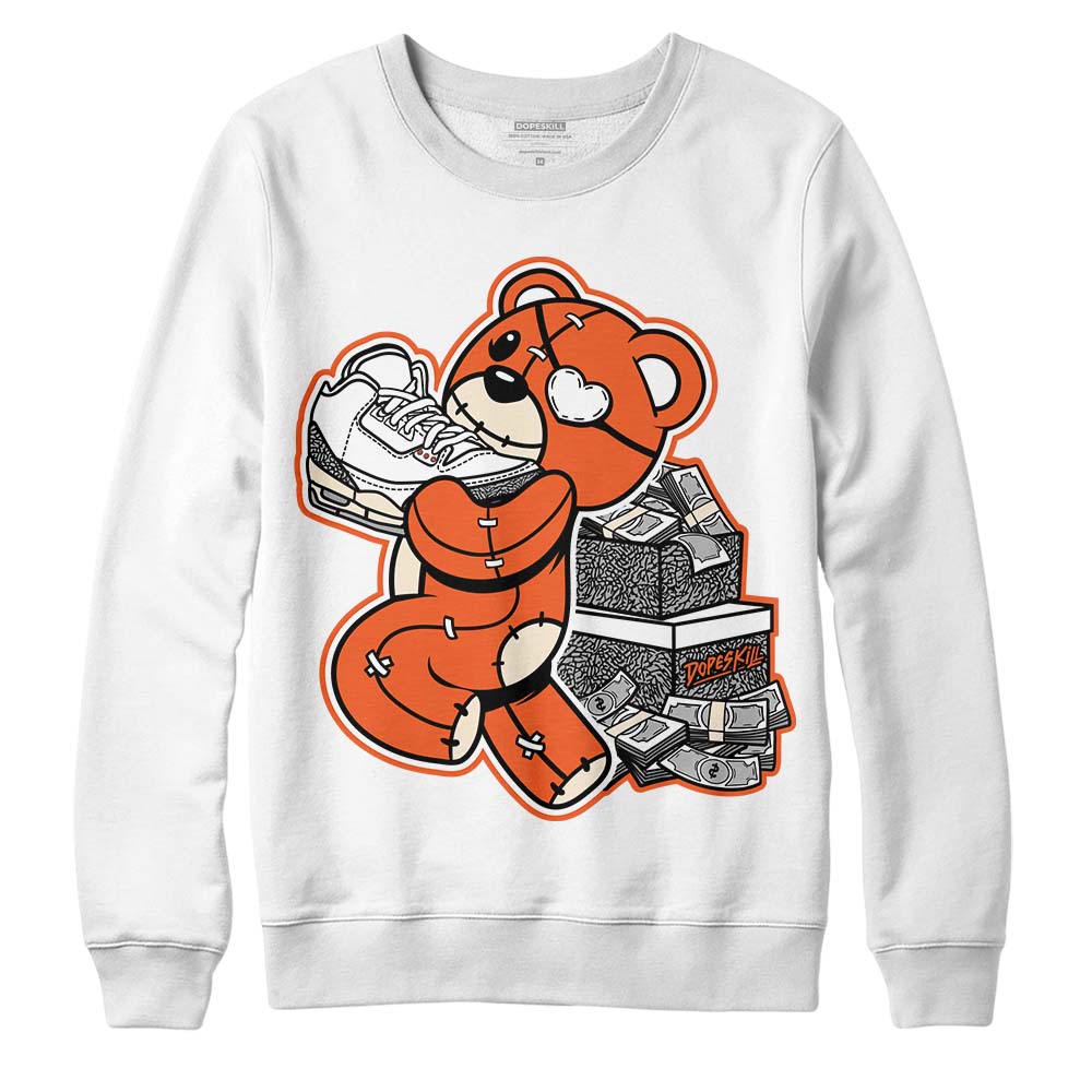 Georgia Peach 3s superstreetwear Sweatshirt Bear Steals Sneaker Graphic
