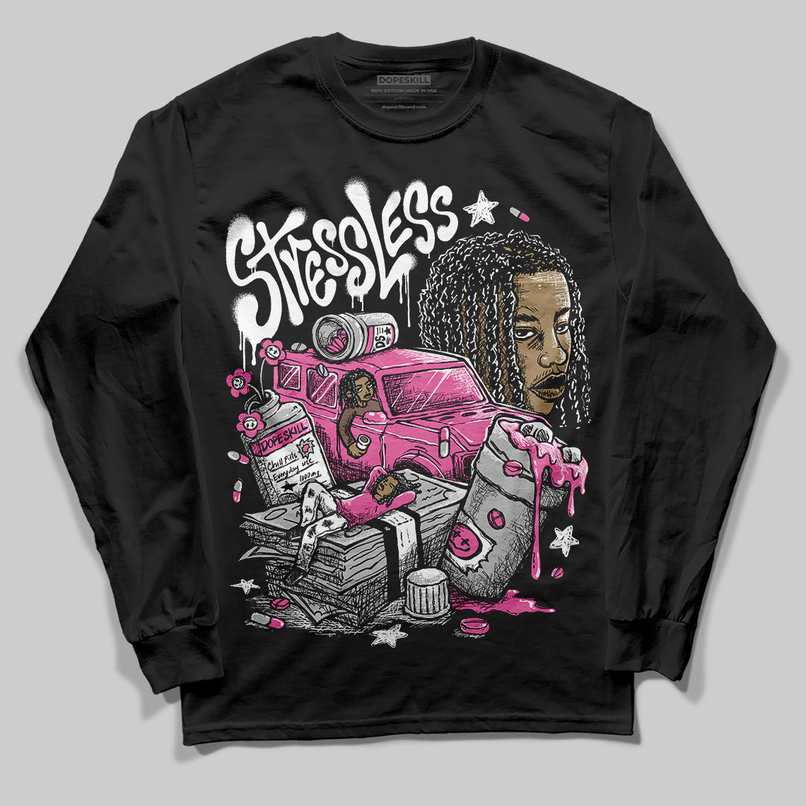 Kayano 14 Cream Sweet Pink superstreetwear Long Sleeve T-Shirt Stressless Graphic