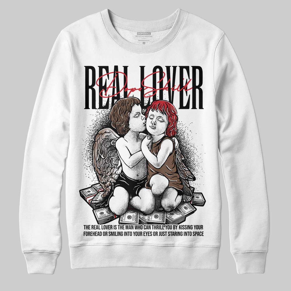 Olive 9s superstreetwear Sweatshirt Real Lover Graphic