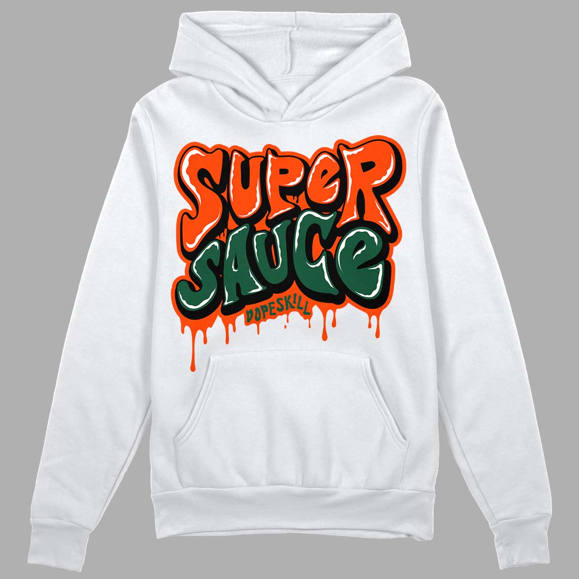 Dunk Low Team Dark Green Orange superstreetwear Hoodie Sweatshirt Super Sauce Graphic