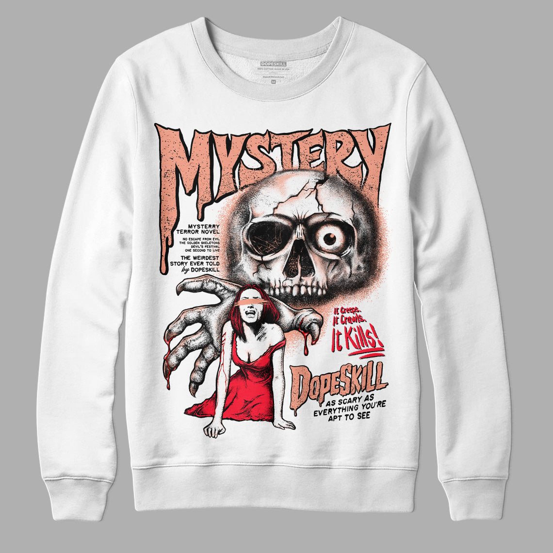Crimson Bliss 5s superstreetwear Sweatshirt Mystery Ghostly Grasp Graphic