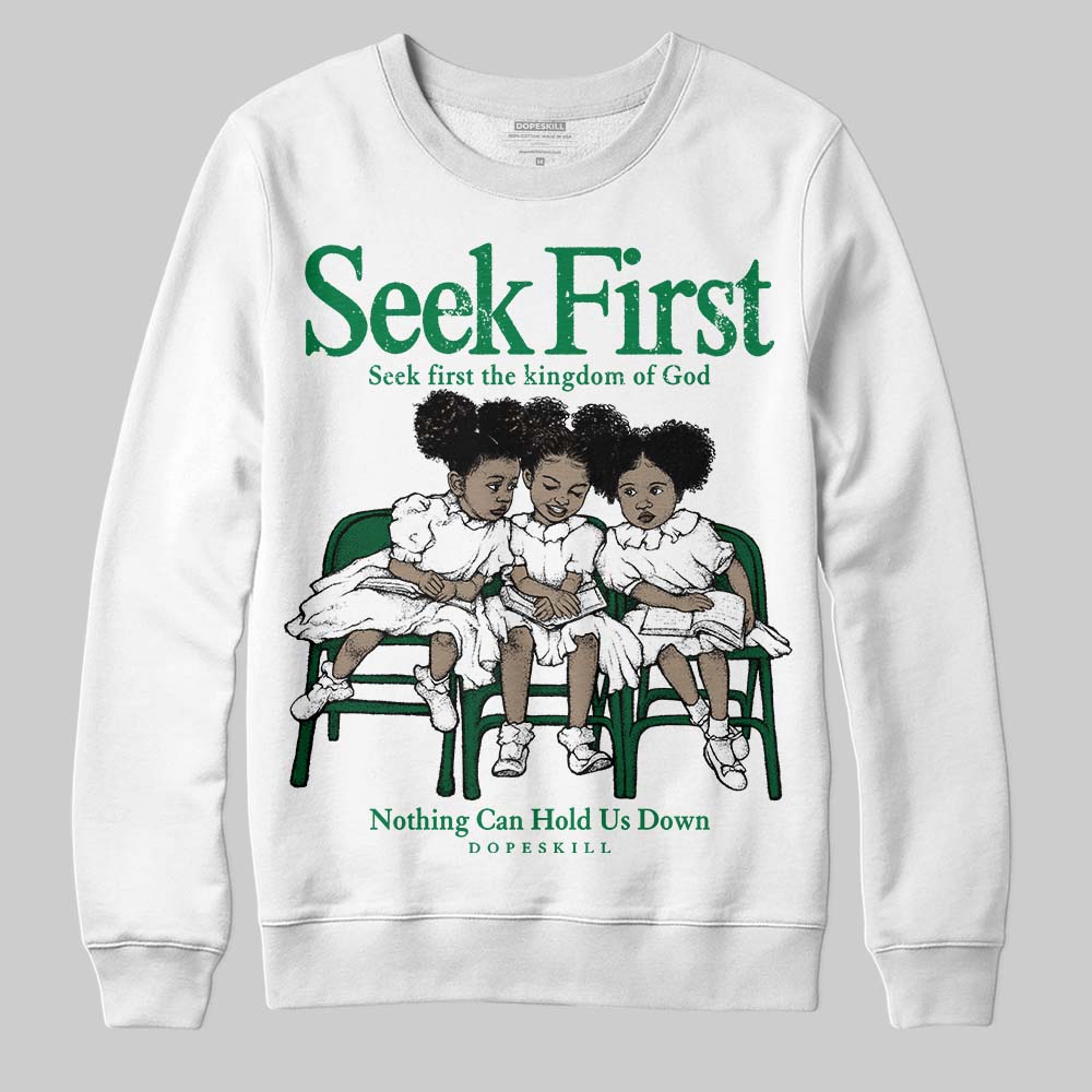 Green Collection superstreetwear Sweatshirt New Seek First Graphic
