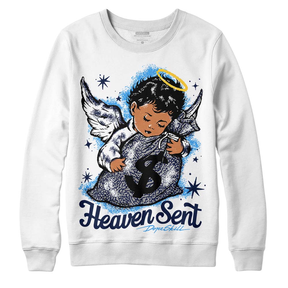 AJ Spizike White Obsidian superstreetwear Sweatshirt Heaven Sent Graphic