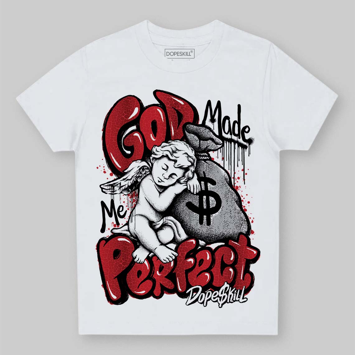 Ruby 1s superstreetwear Toddler Kids T-shirt God Made Me Perfect Graphic