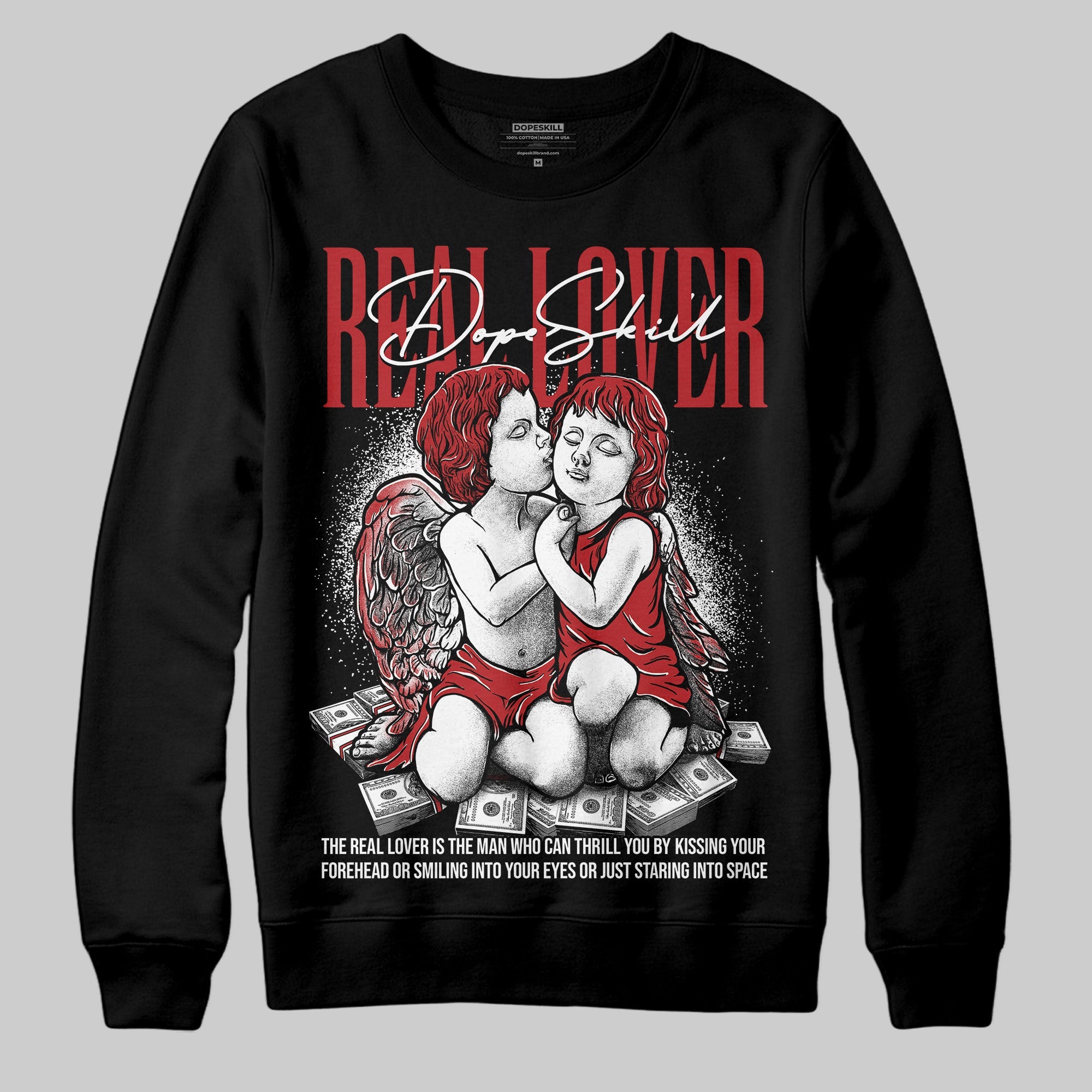 Black Toe Reimagined 1s superstreetwear Sweatshirt Real Lover Graphic