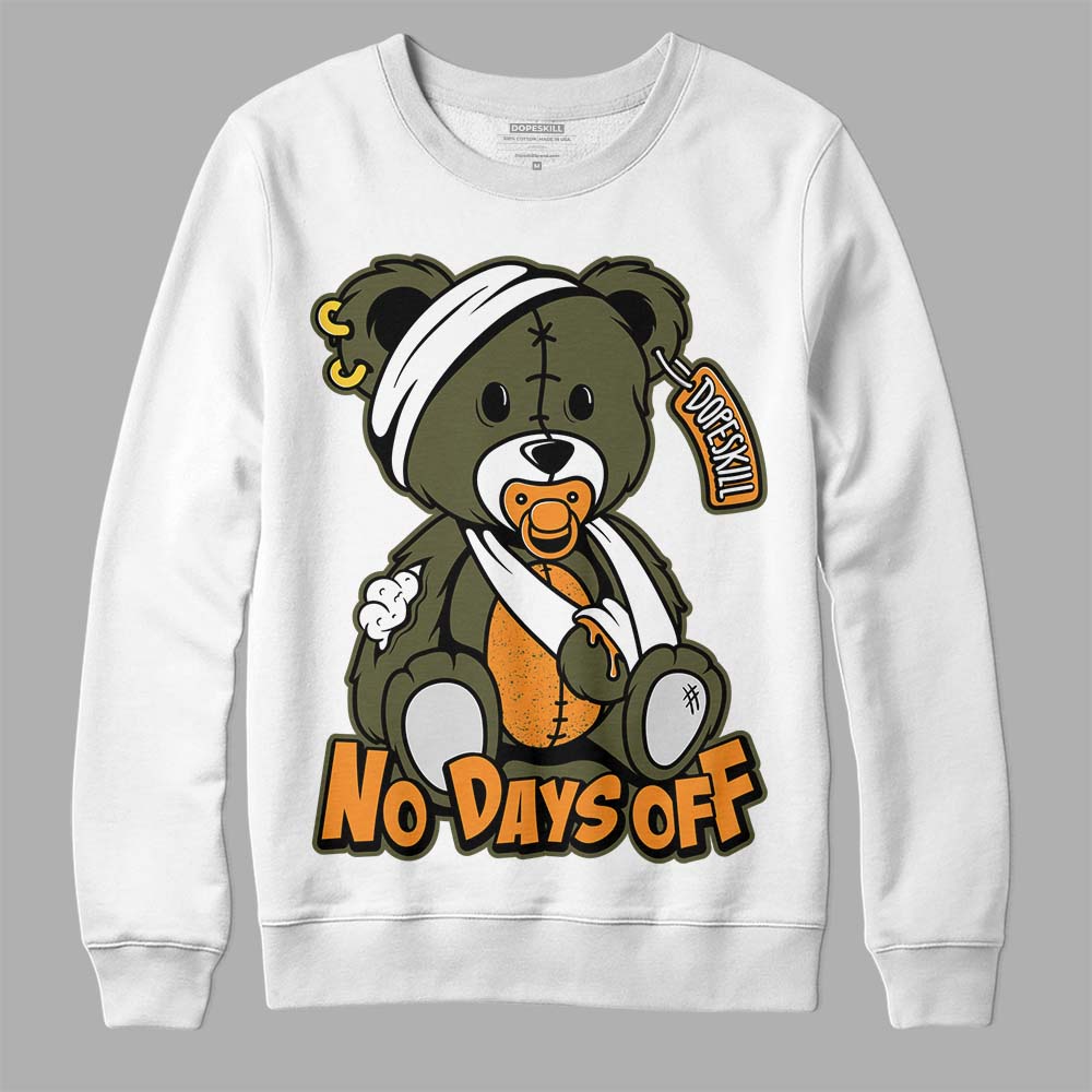 Olive 5s superstreetwear Sweatshirt Hurt Bear Graphic