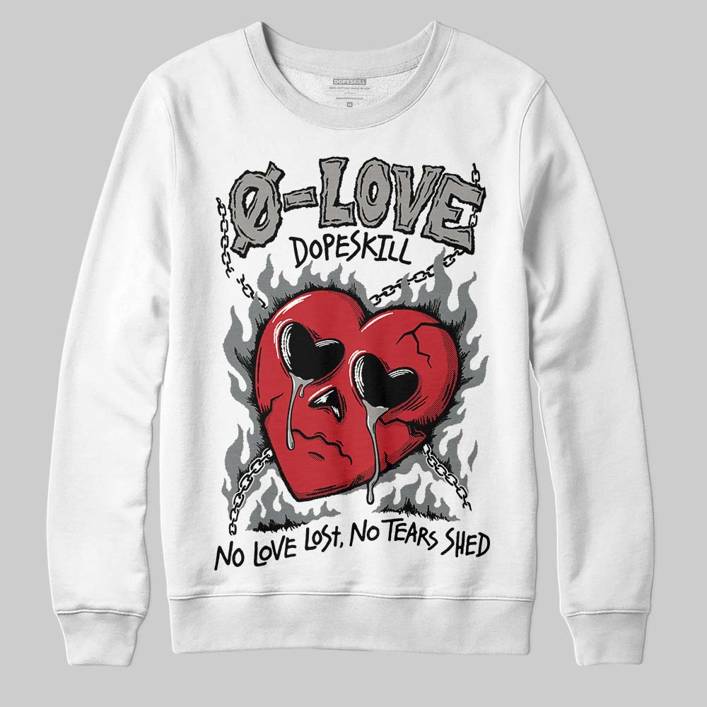 Cool Grey 9s superstreetwear Sweatshirt Crying Heart Graphic