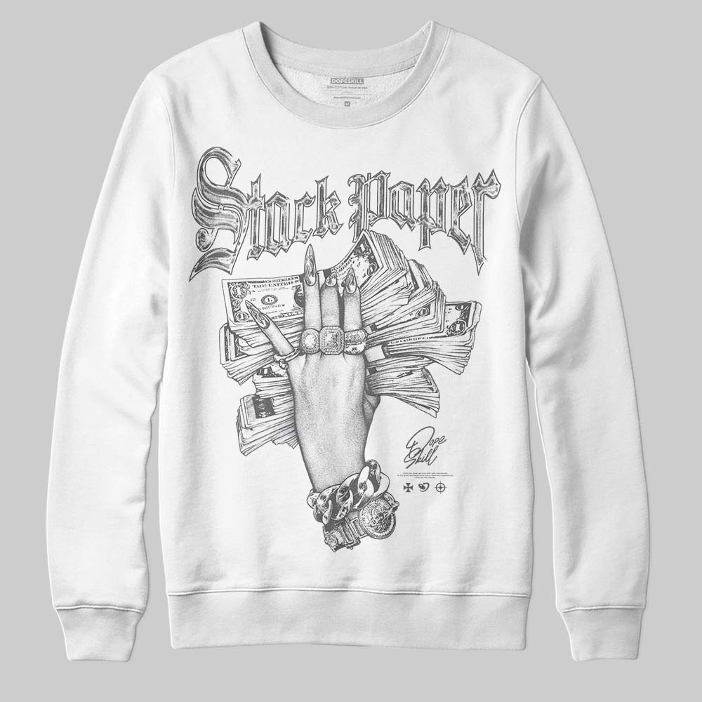 Grey Collection superstreetwear Sweatshirt Stack Paper Graphic