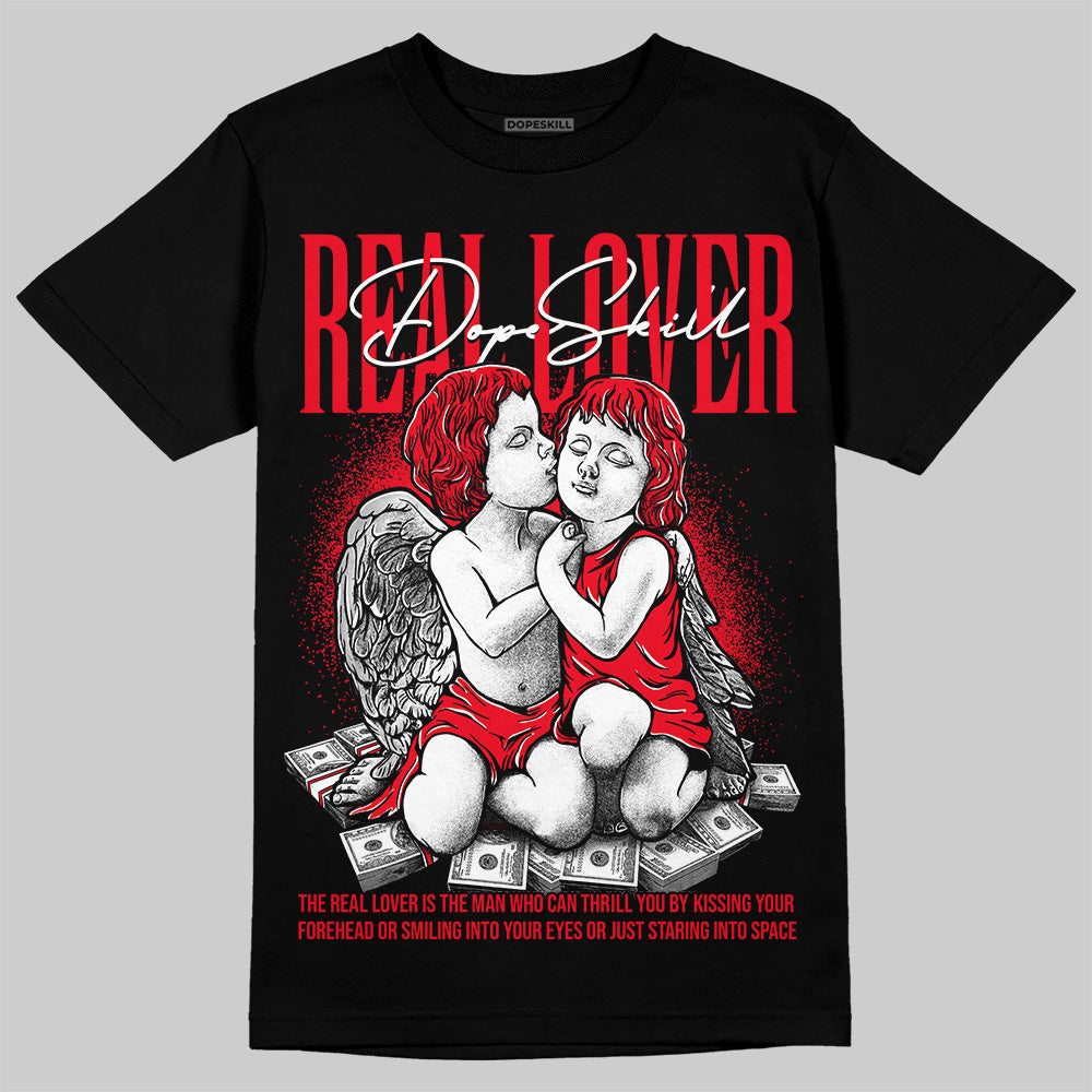 Red Thunder 4s superstreetwear T-shirt Real Lover Graphic
