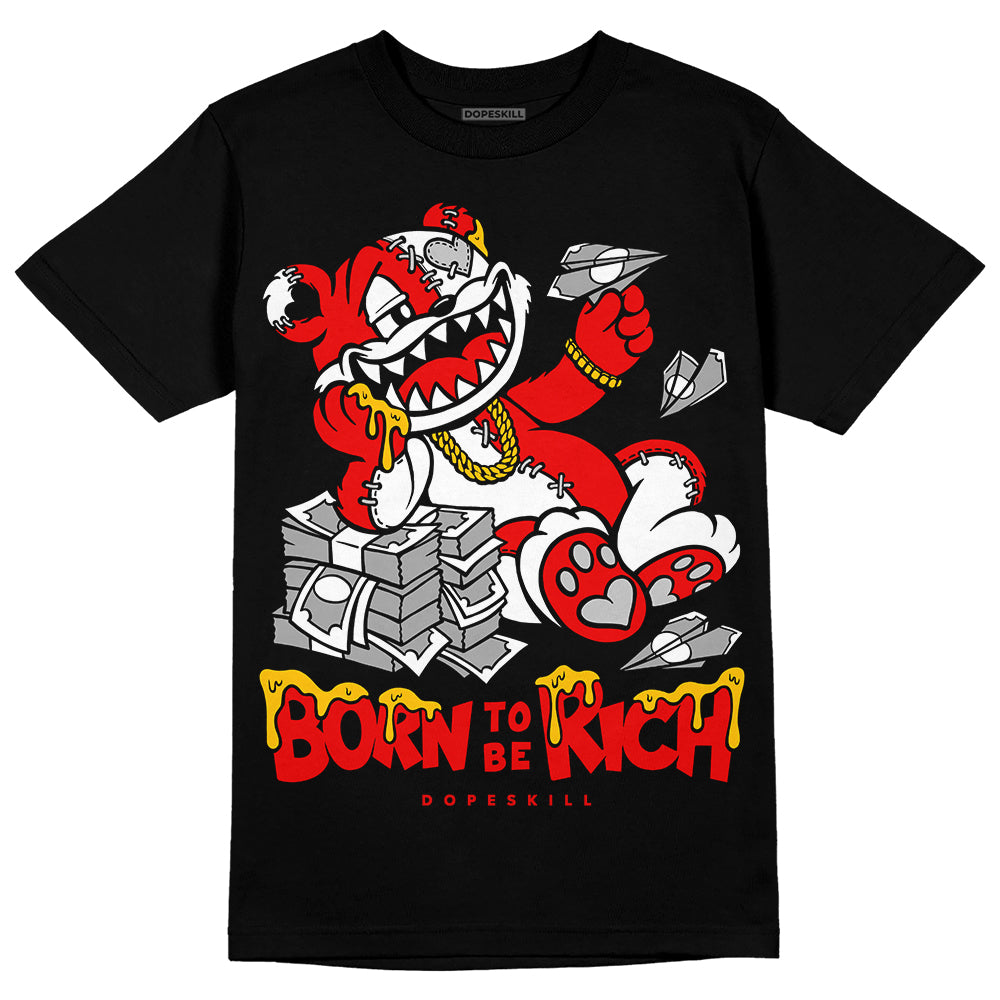 Cherry 12s superstreetwear T-Shirt Born To Be Rich Graphic