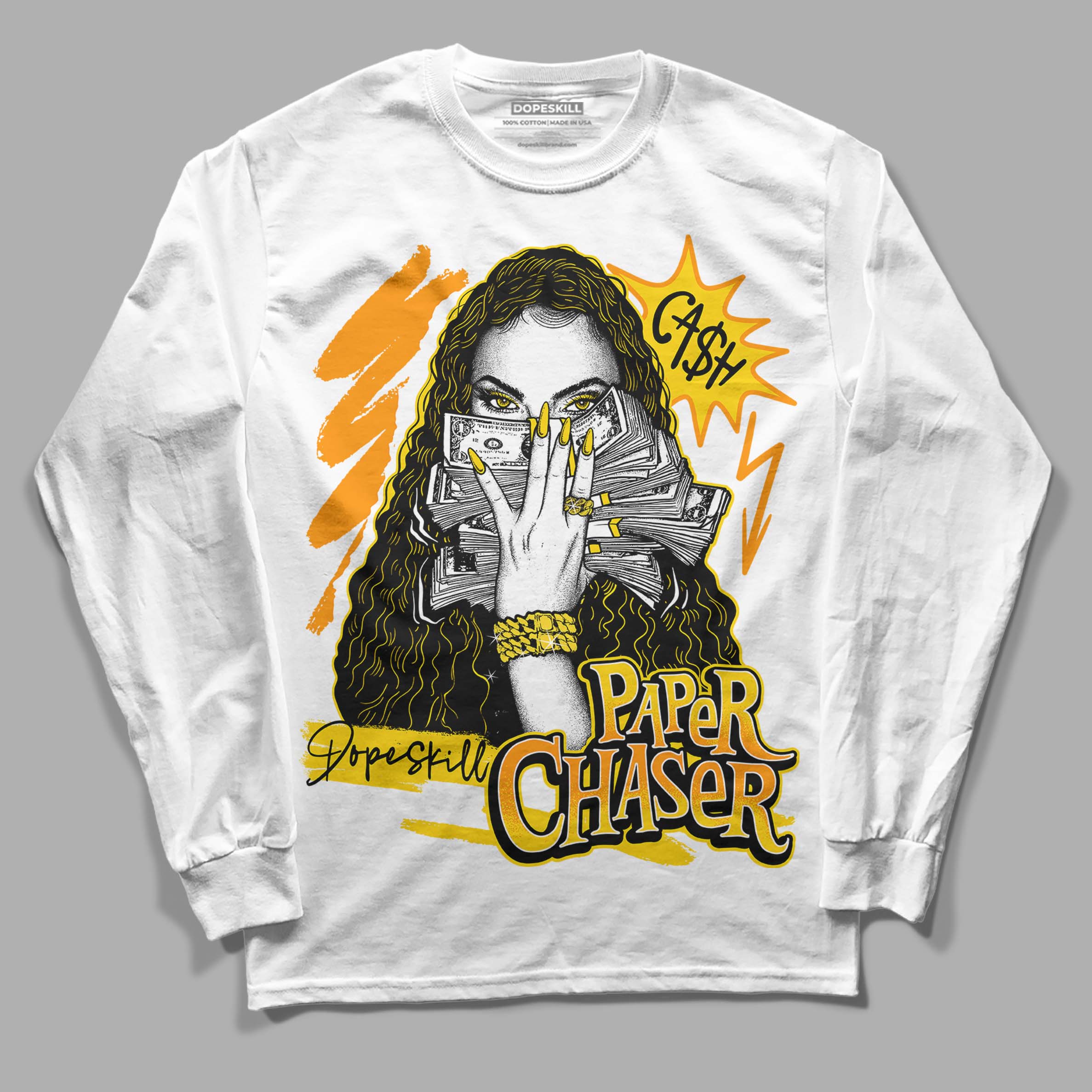 Yellow Ochre 6s superstreetwear Long Sleeve T-Shirt NPC Graphic