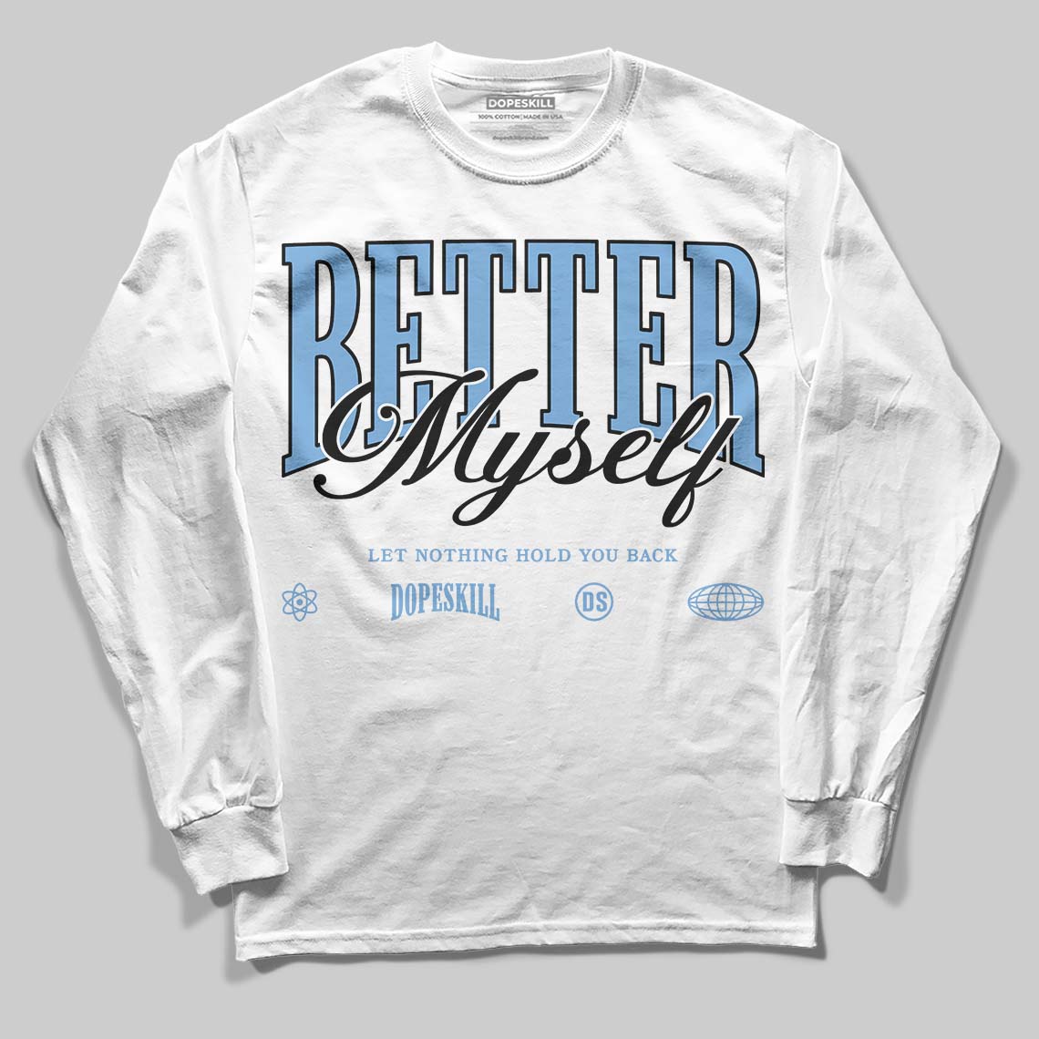 Melo 12s superstreetwear Long Sleeve T-Shirt Better Myself Graphic
