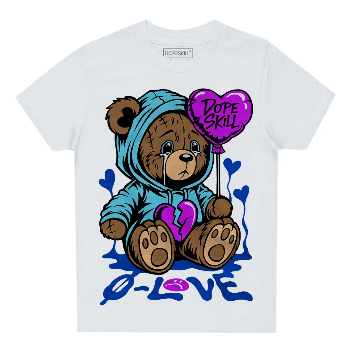 SB Dunk Argon superstreetwear Toddler Kids T-shirt Broken Bear Graphic