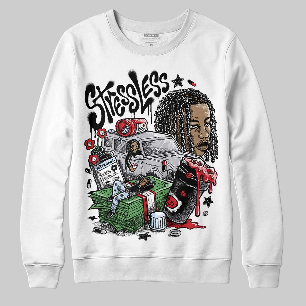 Black Metallic Reimagined 5s superstreetwear Sweatshirt Stressless Graphic