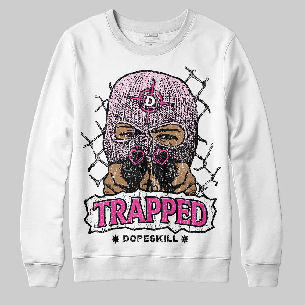 Pink Collection superstreetwear Sweatshirt New Trapped Graphic