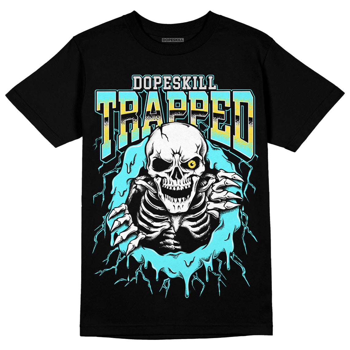 Aqua 5s superstreetwear T-Shirt Trapped Halloween Graphic