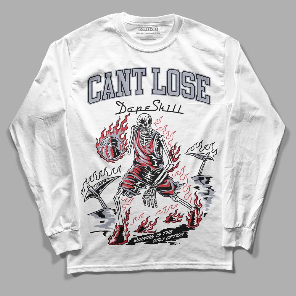 Bred Reimagined 4s superstreetwear Long Sleeve T-Shirt Cant Lose Graphic