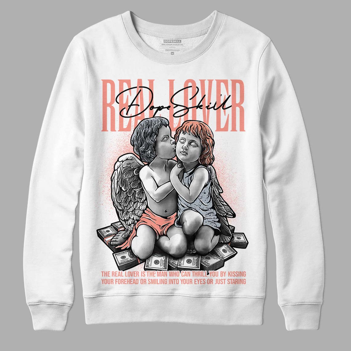 Crimson Bliss 5s superstreetwear Sweatshirt Real Lover Graphic