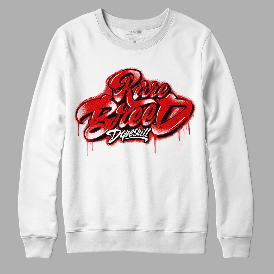 Red Cement 4S superstreetwear Sweatshirt Rare Breed Type Graphic