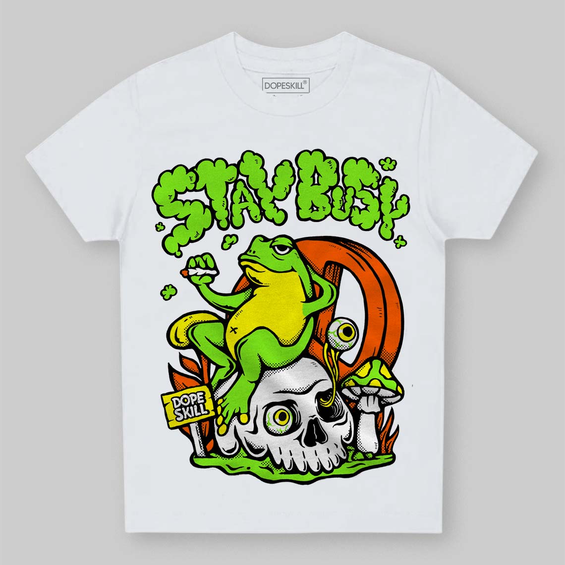 Neon Green Collection superstreetwear Toddler Kids T-shirt Stay Busy Graphic