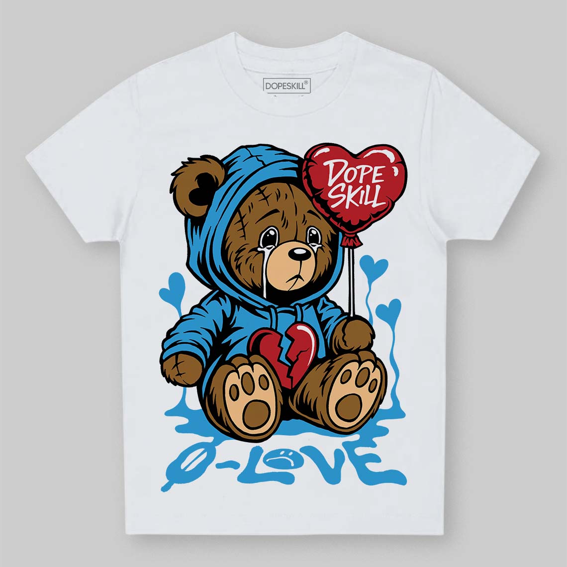 UNC Reimagined 1s superstreetwear Toddler Kids T-shirt Broken Bear Graphic