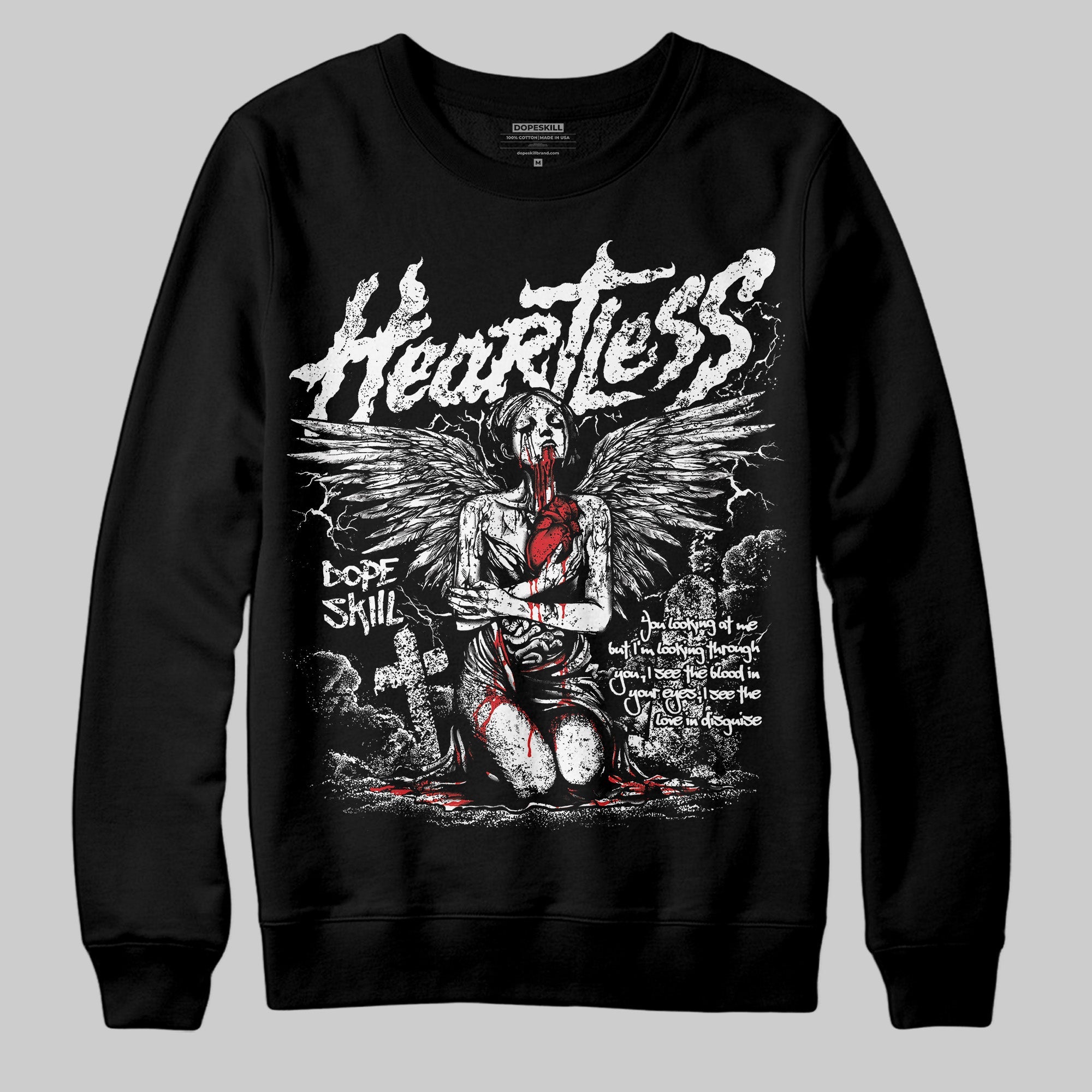 Dunk Panda White Black superstreetwear Sweatshirt Heartless Graphic