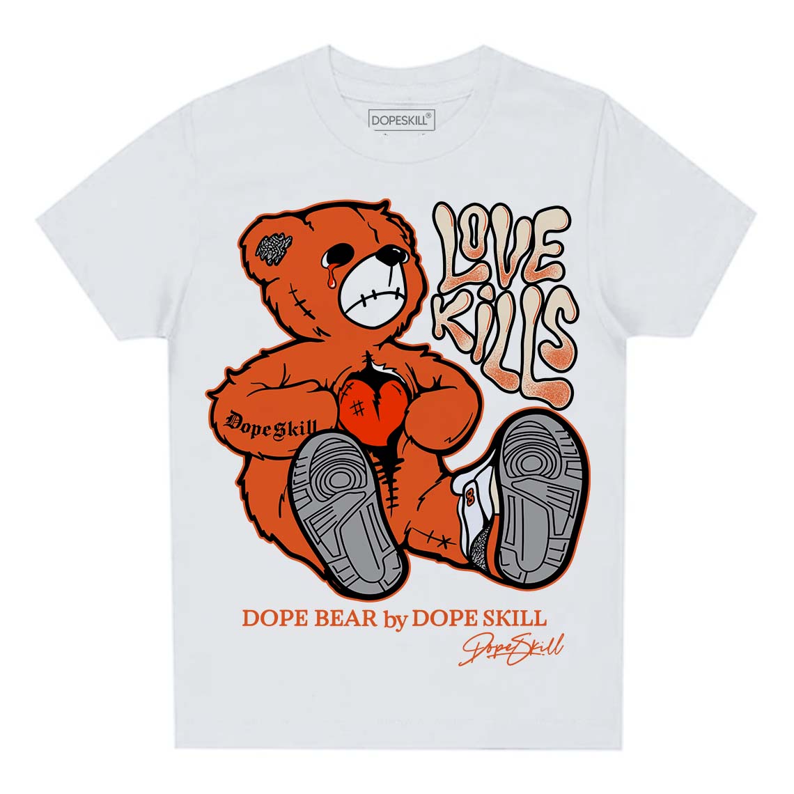 Georgia Peach 3s superstreetwear Toddler Kids T-shirt Love Kills Graphic
