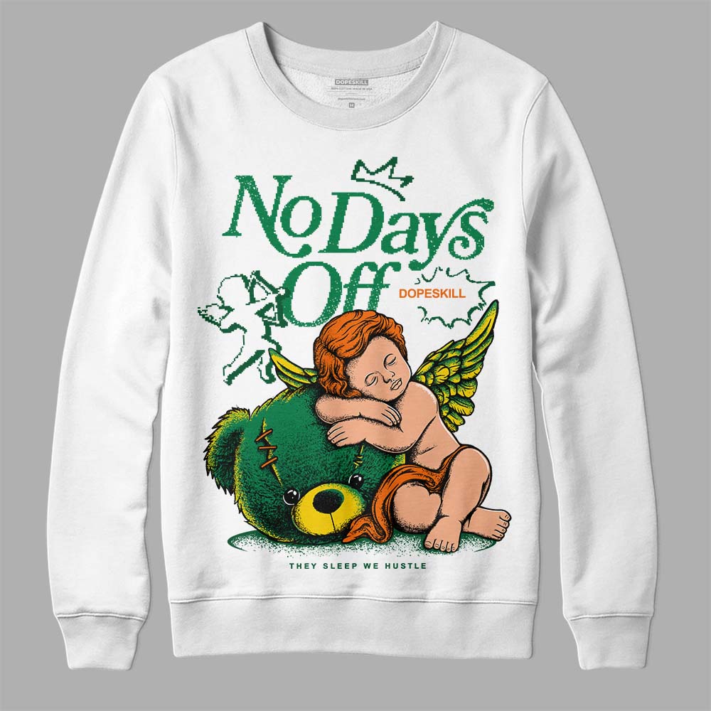 Green Collection superstreetwear Sweatshirt New No Days Off Graphic