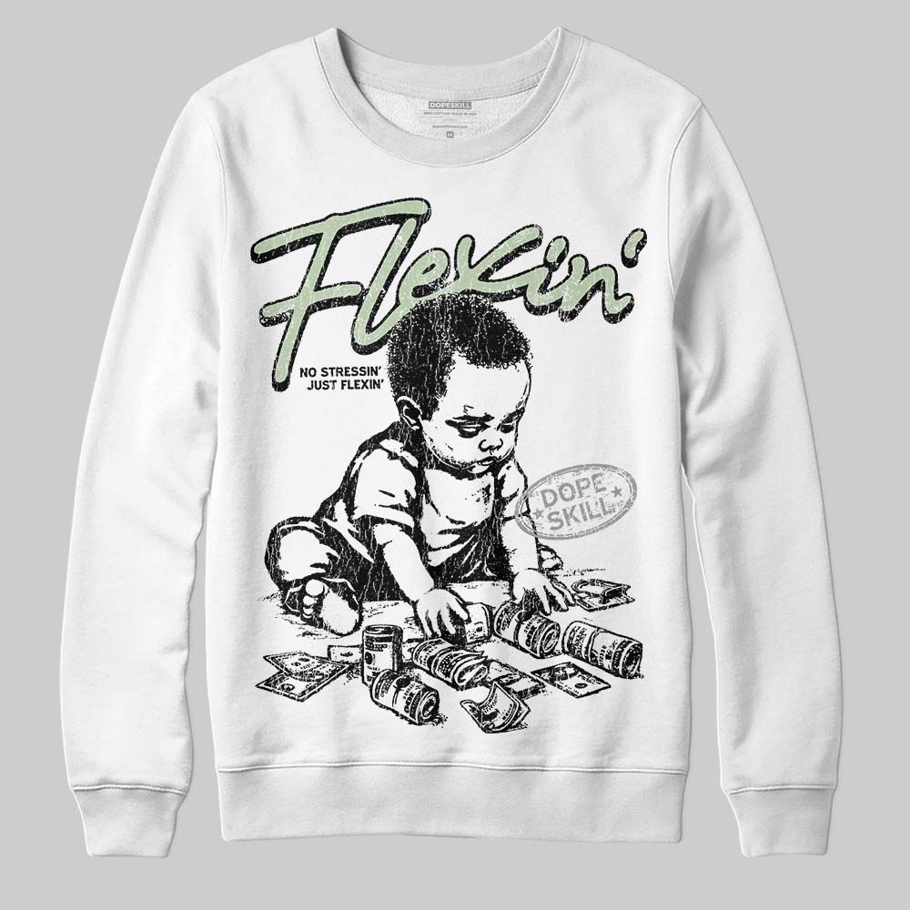 Seafoam 4s 2025 superstreetwear Sweatshirt Flexin' Graphic