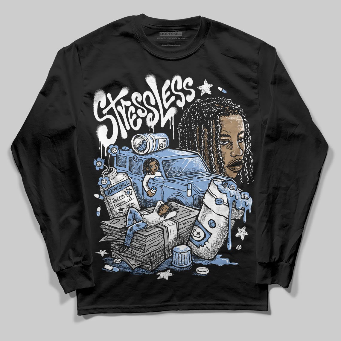 Forget Me Not 4s superstreetwear Long Sleeve T-Shirt Stressless Graphic