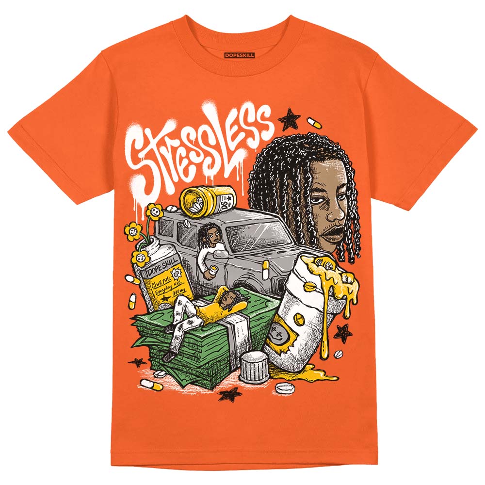 Georgia Peach 3s superstreetwear Orange T-shirt Stressless Graphic