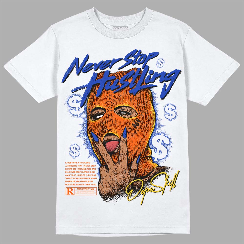 Dunk Futura Orange Blaze superstreetwear T-Shirt Never Stop Hustling Graphic