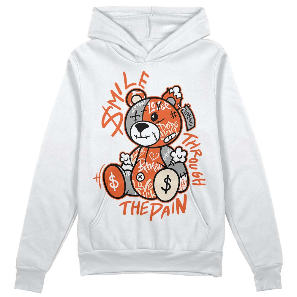 Georgia Peach 3s superstreetwear Hoodie Sweatshirt Smile Through The Pain Graphic